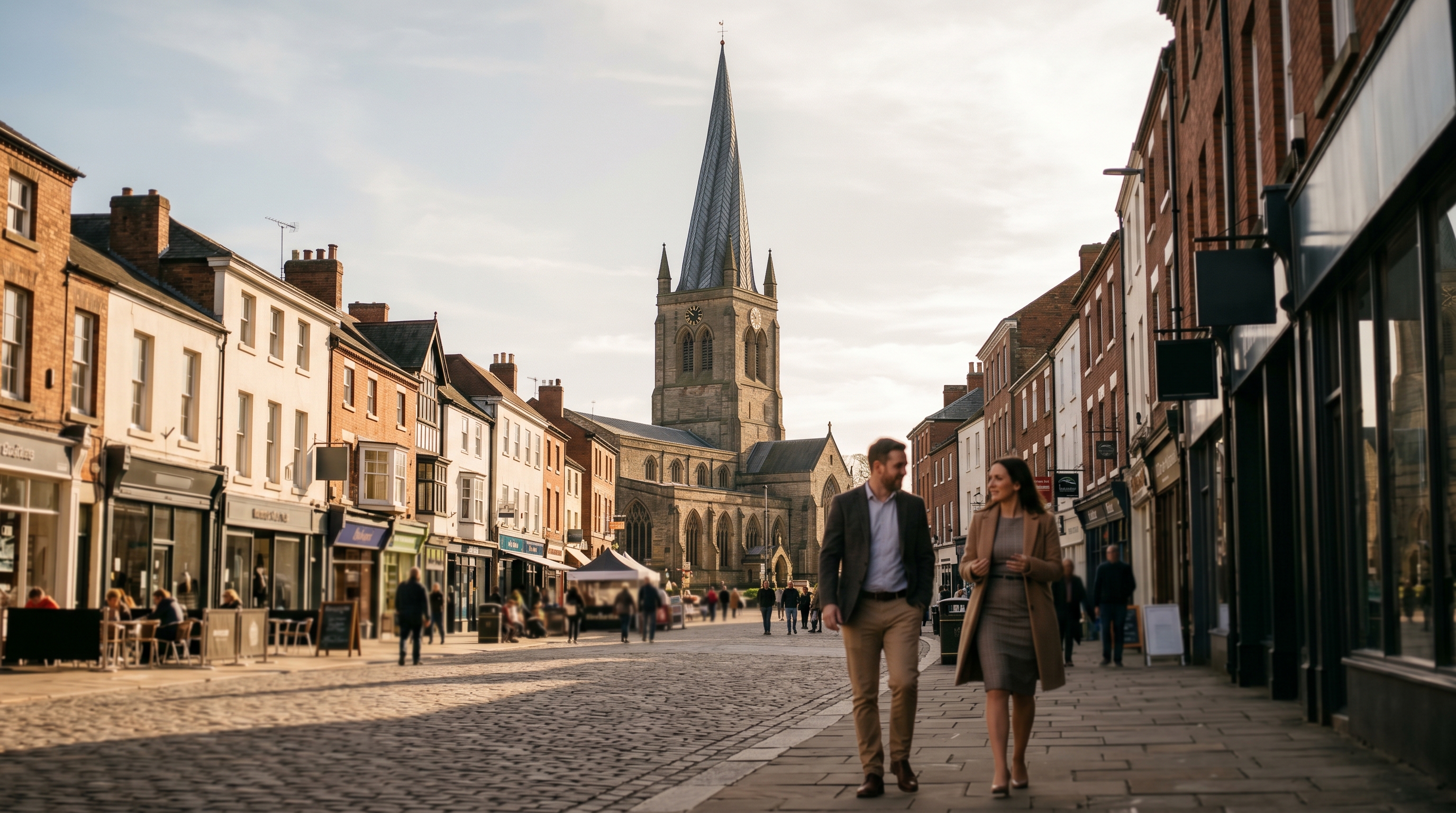 Chesterfield cityscape