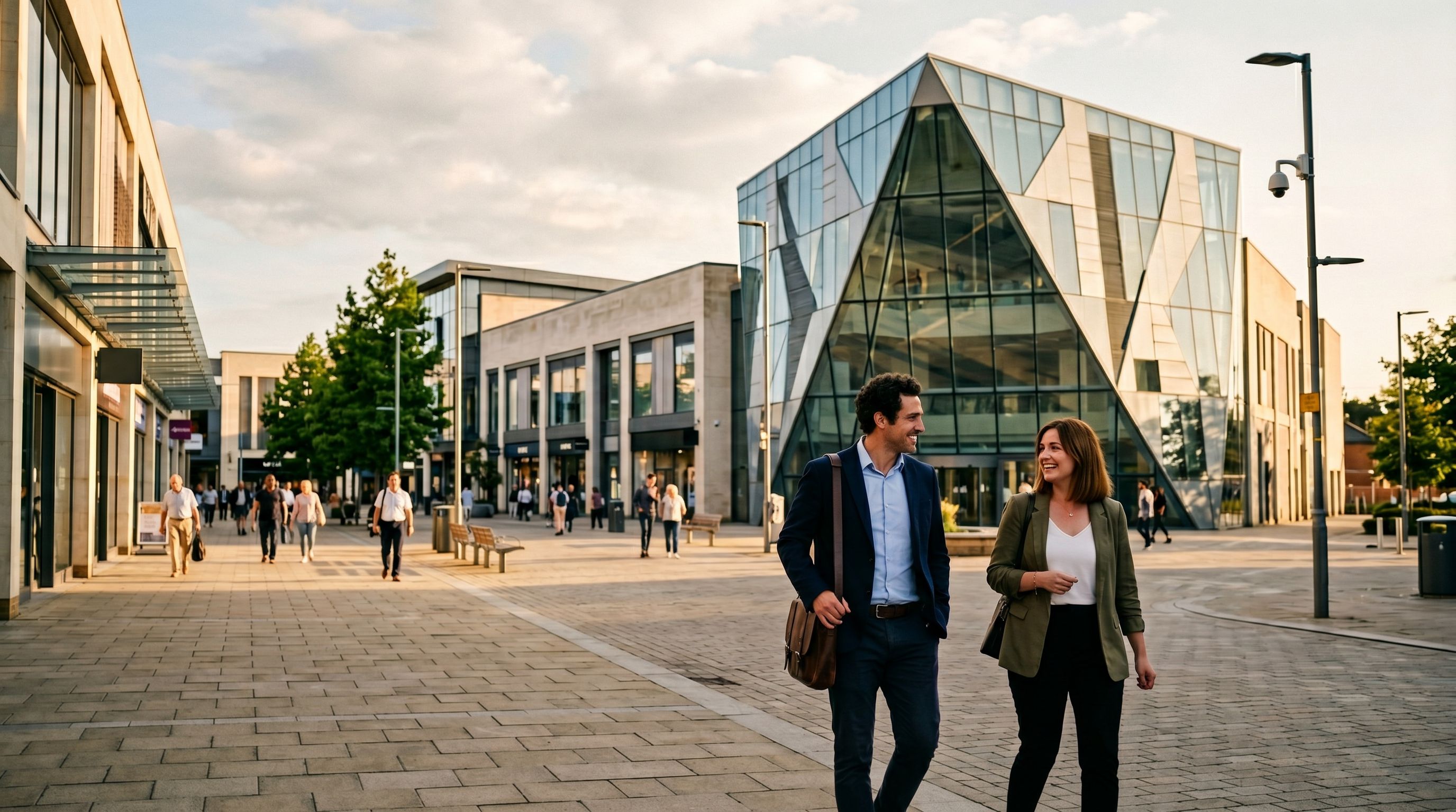 Corby cityscape