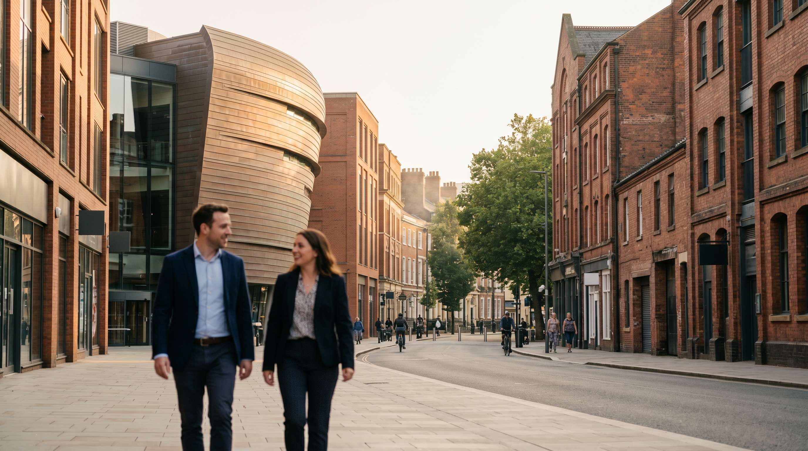 Leicester cityscape