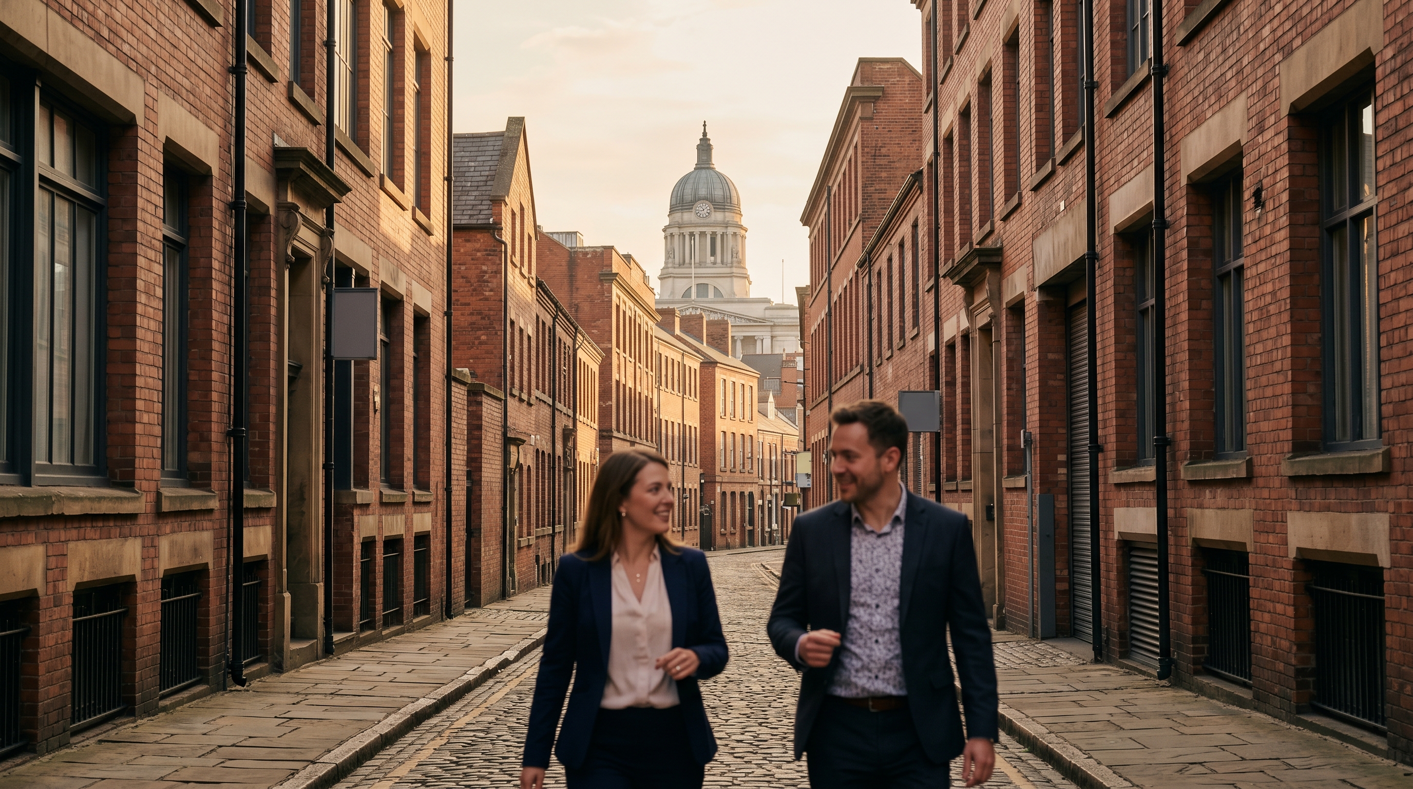Nottingham cityscape
