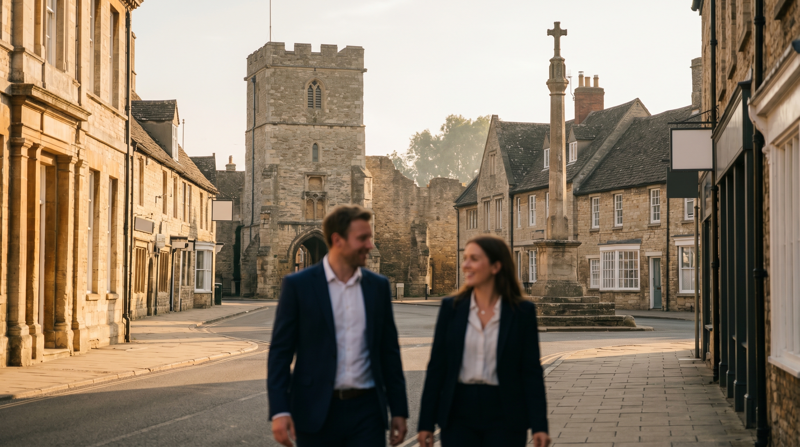Oakham cityscape